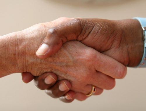 kézfogás