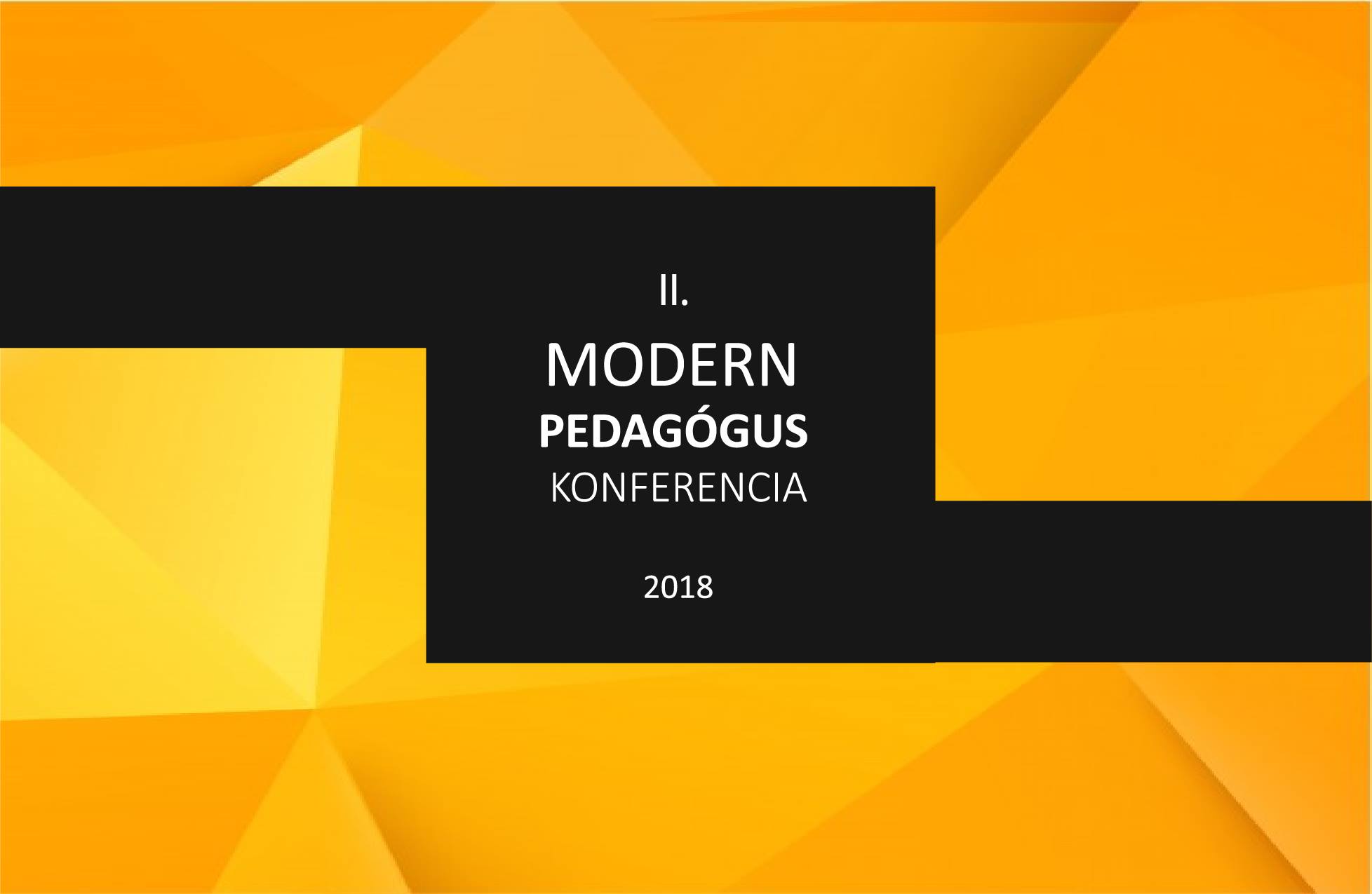 II. Modern Pedagógus konferencia plakát