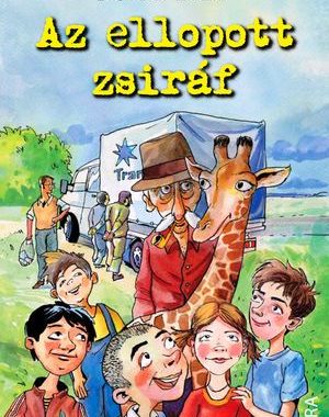 Az ellopott zsiráf című könyv borítója