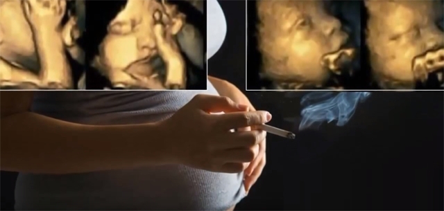 ha egy terhes nő dohányzik, abbahagyhatom