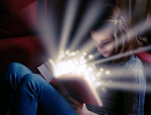 varázslatos könyv olvasása