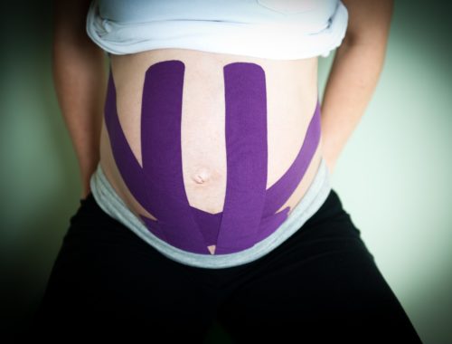 kinesiotape várandós kismama