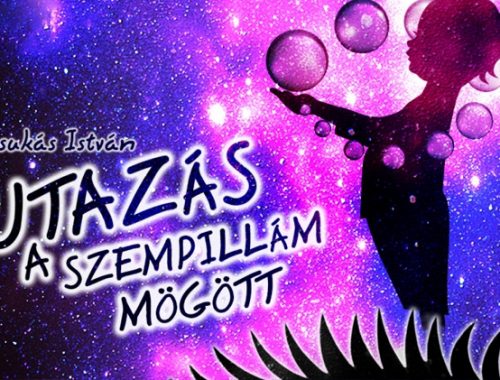 Utazás a szempillám mögött című könyv borítója