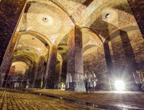 fotó egy föld alatti víztározóról