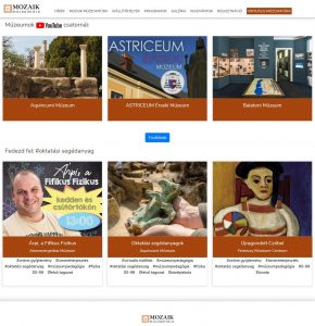 virtuális múzeumtúra weboldal