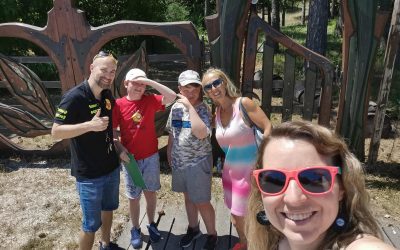 szabadtéri kincskereső játék