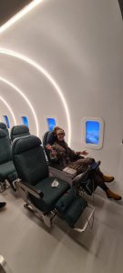 Álmok Álmodói - repülőgép fedélzet