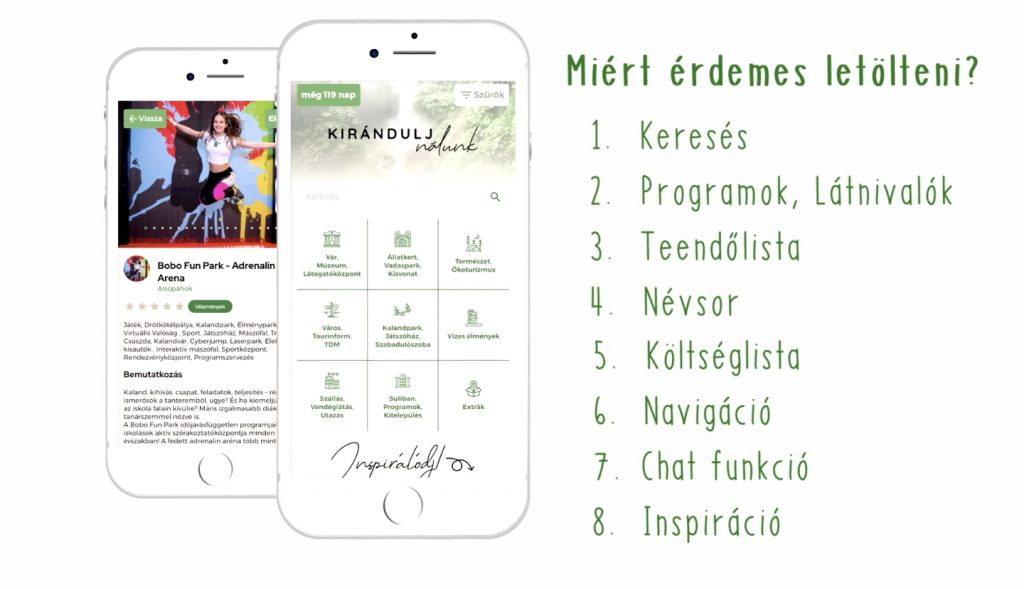 Kirándulj Nálunk! mobilapplikáció