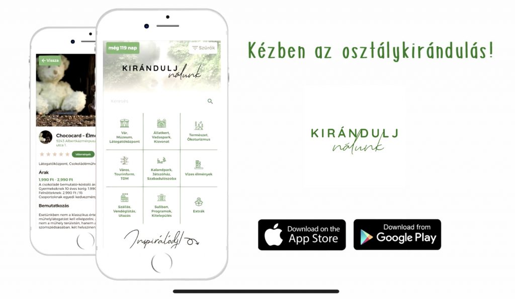 Kirándulj Nálunk! mobilapplikáció
