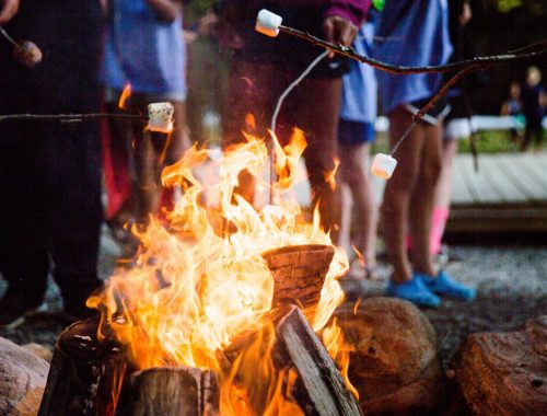osztálykirándulás - tábortűz
