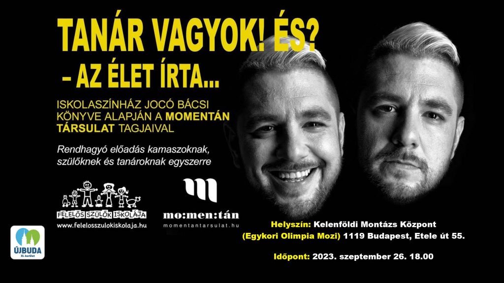 Tanár vagyok! És? Újbudán a Montázs Központban