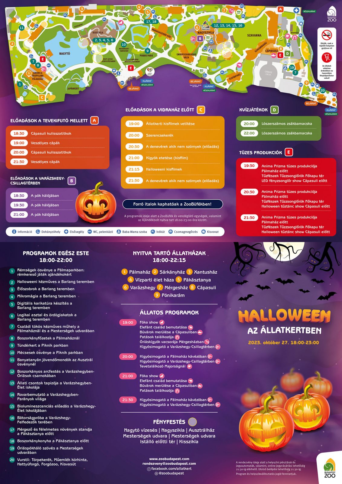 Halloween az Állatkertben 2023