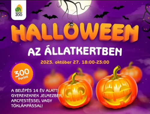 Halloween az Állatkertben 2023