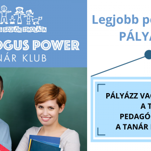 PÁLYÁZZ VAGY NEVEZD A TE PEDAGÓGUSOD A TANÁR DÍJAKRA! HATÁRIDŐ MEGHOSSZABBÍTVA! PEDAGÓGUS POWER - Pedagógusnapi konferencia és díjátadó gála PÁLYÁZZ VAGY NEVEZD A TE PEDAGÓGUSOD A TANÁR DÍJAKRA! HATÁRIDŐ MEGHOSSZABBÍTVA! PEDAGÓGUS POWER - Pedagógusnapi konferencia és díjátadó gála
