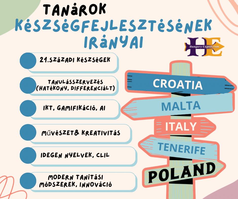 Gyere velünk! - Nemzetközi tapasztalatszerzés, élmények és képzések Európában