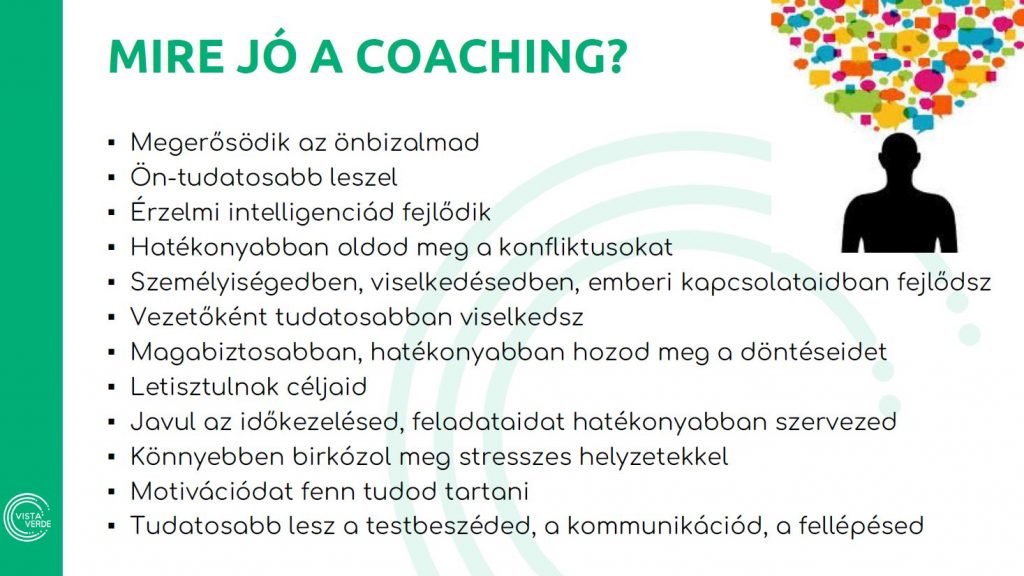 Vista Verde life coach képzés tanári kedvezménnyel