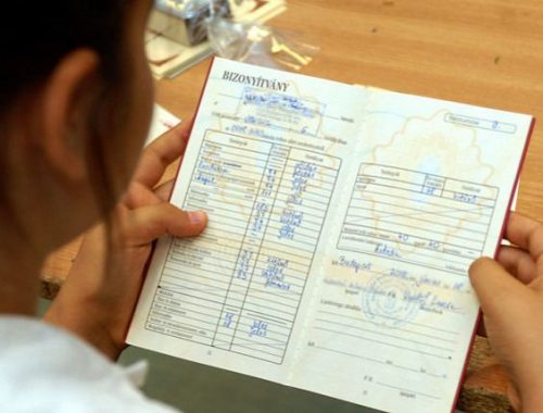 félévi para az iskolában