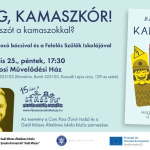 Erdély! Jövünk! Kamaszkór előadás és tanártréning Baróton a Felelős Szülők Iskolája és a Turul Iroda szervezésében Erdély! Jövünk! Kamaszkór előadás és tanártréning Baróton a Felelős Szülők Iskolája és a Turul Iroda szervezésében