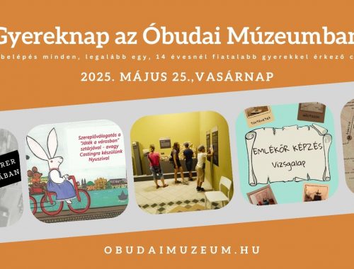 Gyereknap az Óbudai Múzeumban és a Goldberger Textilipari Gyűjteményben