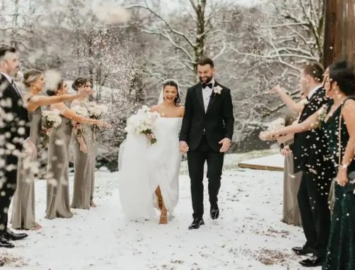 Romantikus téli esküvő