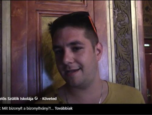 Tanév végén újra megkérdeztük Balatoni József, Jocó bácsit: Mit bizonyít a bizonyítvány?!