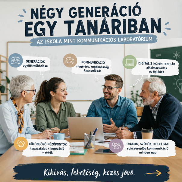 A munkahely, ahol biztosan minden generáció találkozik – Az oktatási intézmény mint sajátos kommunikációs környezet