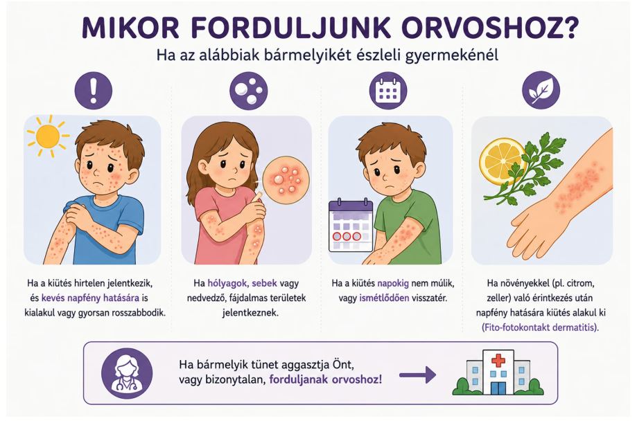A fényvédelem 10 pontja - Orvosoktól szülőknek