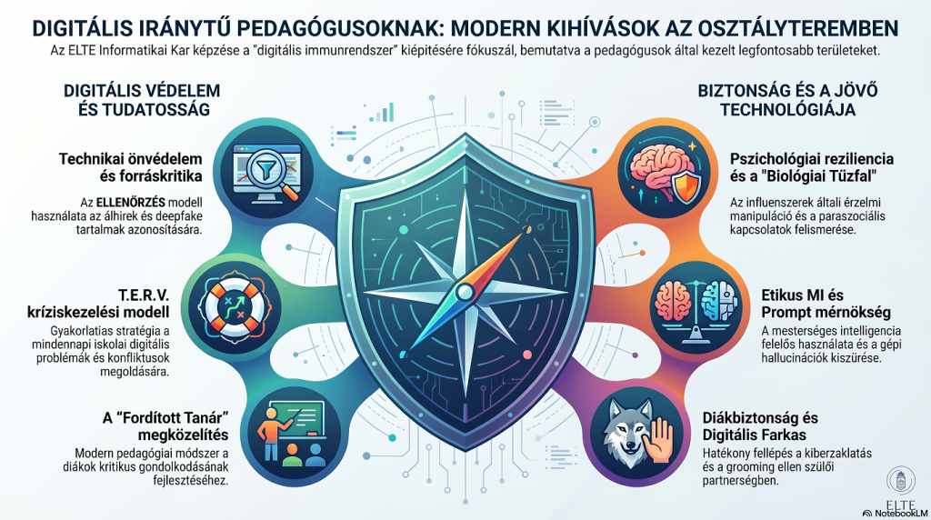 Digitális műveltséggel a dezinformáció ellen – pedagógusoknak indít ingyenes képzést az ELTE Informatikai Kara