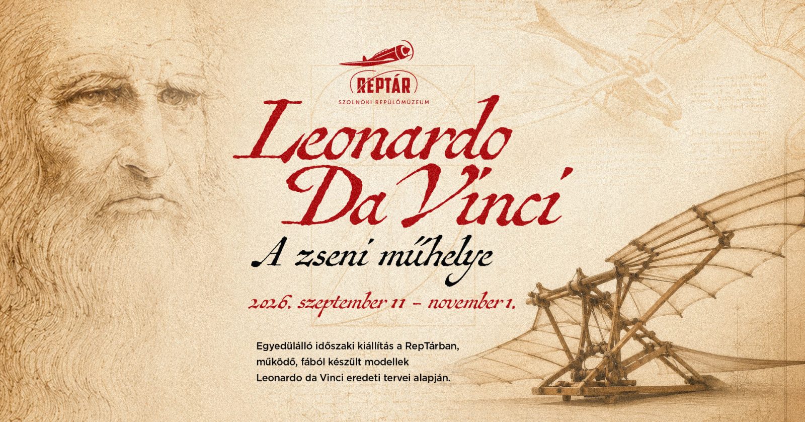 Leonardo da Vinci – A zseni műhelye című időszaki kiállítás megnyitó
