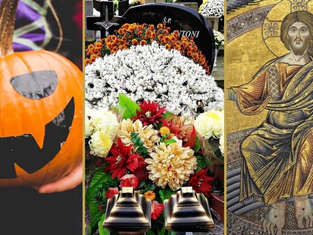 Halloween, Mindenszentek és Halottak napja