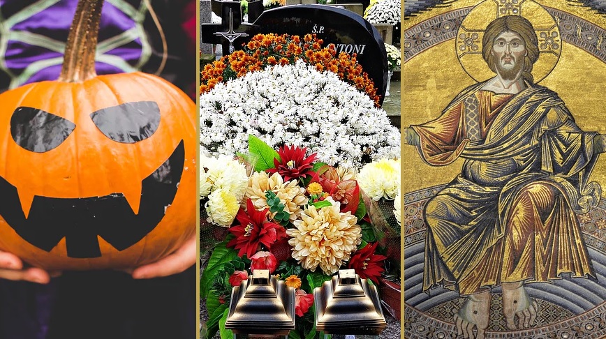 Halloween, Mindenszentek és Halottak napja